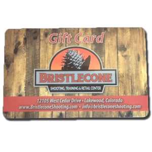Bristlecone Gift Cards - Bristlecone Shooting Range, Firearms Training & Retail Center Denver, CO